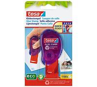 tesa Glue Stamp - Adhesive Solution for Fast Gluing of Paper, Cardboard and Phot