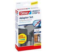 tesa Insect Stop Door Adapter ALU COMFORT - For Mounting the tesa Insect Stop ALU COMFORT Screens - Without Drilling - for 13 to 20 mm Window Frames - White