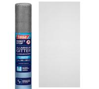 tesa INSECT STOP Refill Roll Aluminium Screen - Alu Grid Replacement Roll for Fly Screen - Mosquito Net to replace Screen for Windows - Roll 100 cm x 120 cm, anthracite