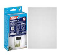 tesa Insect Stop SUN PROTECT Fly Screen Window - Insect Screen with Glare & Sun Protection - Fly Net Without Drilling - Anthracite, 130 cm x 150 cm