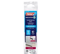tesa Self Adhesive Draught/Draft Excluder Door Brush Seal for Standard Floors - Clear
