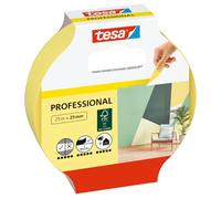 tesa Masking Tape Professional - Painter's tape made of thin Washi paper for particularly precise masking during painting work - for indoors and outdoors - 25 m x 25 mm