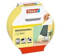 tesa Masking Tape Professional - Painter's tape made of thin Washi paper for particularly precise masking during painting work - for indoors and outdoors - 25 m x 38 mm