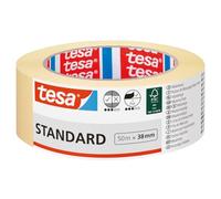 tesa Masking Tape STANDARD for Painting - Light Beige - 50 m x 38 mm