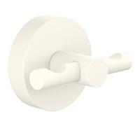 tesa MOON coat hook 2 hooks metal white matt Adhesive fix 40574-00000-00