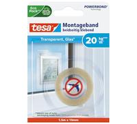 tesa Mounting Tape for Transparent & Glass 20kg/m