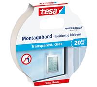 tesa Mounting Tape for Transparent & Glass 20kg/m
