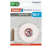 tesa Powerbond Mounting Tape 77742-00000-00 – Permanent Hold – 10 kg/m – 1.5 m x 19 mm