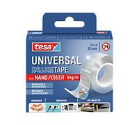 tesa Mounting Tape Universal Nano Power 55810 Transparent 30 mm (W) x 1 m (L) 5 kg