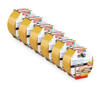 tesa Nastro adesivo extra forte in confezione da 6 pezzi - Nastro biadesivo per la posa di tappeti e rivestimenti in PVC - biadesivo - 10 m x 50 mm