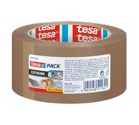 tesa Pack Extreme Premium Parcel Tape, Super Sticky and Tear Resistant, Ideal for Packing and Bundling Heavy Parcels and Objects