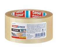 tesa Pack Solid & Strong - Quiet Unrollable Parcel Tape/Packing Tape for Securely Sealing Parcels. Available in: Transparent and Brown