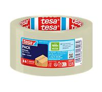 tesa Packaging Tape Low Noise tesapack Eco & Strong Transparent 50 mm (W) x 66 m (L) PP (Polypropylene) 58153