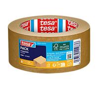 tesa Packaging Tape Low Noise tesapack Paper Standard Brown 50 mm (W) x 50 m (L) Paper