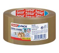 tesa Packaging Tape Low Noise tesapack Ultra Strong Brown 50 mm (W) x 66 m (L) PVC (Polyvinyl Chloride)