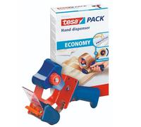 tesa Packing Tape Hand Dispenser Economy - Robust Dispenser for Parcel Tapes - Professional Quality - for Tapes up to 50 cm Wide