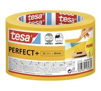 tesa 56539-00000-00 Perfect+ Masking Tape 100mx30mm yellow 2pc sha...