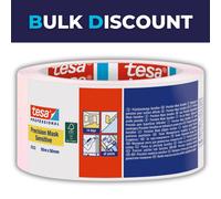 tesa Pink Precision Sensitive Low Tack Masking Tape 14 Day 25/38/50mm - FULL BOX