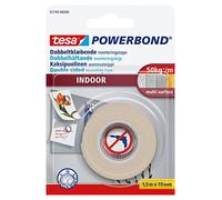 tesa Powerbond Foam Double Sided Mounting Tape for Indoor Use, 1.5 m x 19 mm