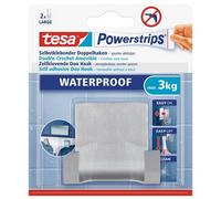 tesa® Powerstrips waterproof Doppelhaken Zoom/ 597 NEW