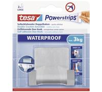 tesa Powerstrips Waterproof Duo Hook Metal