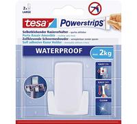 tesa Powerstrips Waterproof Razor Holder Plastic