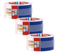 tesa Precision Masking Tape 4333 Sensitive - Pink - 3 Rolls - 50 m x 50 mm