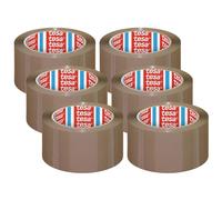 tesa Premium brown Packaging Tape 66m x 50mm 6 rolls