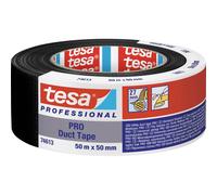 tesa PRO duct Tape black 50m x 50mm water-repellent repair 74613-00002-00