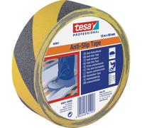 tesa 60951 Hazard Warning Black and Yellow Anti Slip Tape, 50 mm x 15 m RRP £74