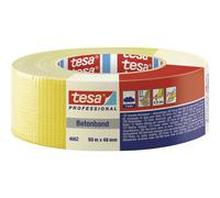 tesa Professional Cloth Tape yellow 50m x 48mm 1 piece
