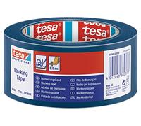 tesa PVC Floor and Lane, Sports Hall Marking Tape, 33 m x 50 mm - Blue