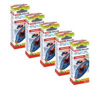 tesa Roller Permanent Gluing ecoLogo - Environmentally Friendly Adhesive Roller with Tear-Resistant PET Tape - 5x 8,5 m x 8,4 mm
