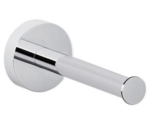 tesa® Smooz Spare Toilet Paper Holder, high Gloss Chromed Metal, self-Adhesive, Adhesive mounting Technology, 50mm x 50mm x 125mm