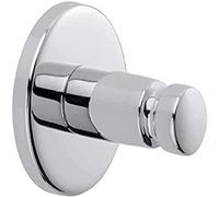 tesa® Smooz Towel Hook, high Gloss Chromed Metal, self-Adhesive, Adhesive mounting Technology, 37mm x 37mm x 37mm