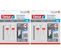 tesa SMS Clavo Adhesivo Ajustable Hasta 1kg para Pared Pintada, Standard, TE77774-00001-00 (Pack of 2)