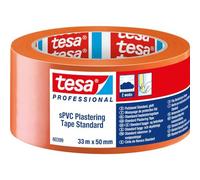 tesa SPVC tesa® Professional 60399-0001-01 Adhesive Plastering Tape 33 m x 50 mm Orange