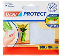 Tesa Surface Protectors, Anti Scratch Self Adhesive Felt 100 Mm X 80 Mm, White
