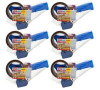 Tesa Tape Dispenser Starter Set Tape Dispenser 6 Handheld Devices + 6 Rolls