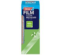 tesa Tape tesafilm Eco & Clear 57074 Transparent 19 mm (W) x 33 m (L) BOPP (Biaxially-Oriented Polypropylene) Pack of 8