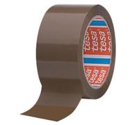 tesa Tape tesapack Brown 50 mm (W) x 66 m (L) Plastic 4280 6 Rolls