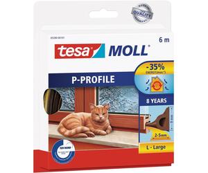 tesa tesamoll® P-Profil Fenster-Dichtungsband weiB NEW
