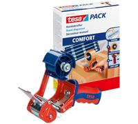 tesa UK 06400-00001-02 Dispenser Comfort for Packaging Tapes | High-Quality Professional Hand Dispenser for Parcel Tape - Robust Construction and Compatible with Tapes up to 50 mm