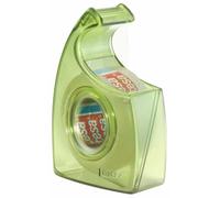 tesa UK 57069-00000-01, Clear, 33m x 19mm | Tear-resistant transparent film, 33 m x 19 mm - strong, solvent-free and resistant to ageing - includes handheld cutter
