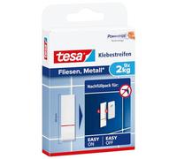 tesa UK 77760-00005-00 Removable Adhesive Strips for Tiles and Metal Surfaces, Clear, 2 kg per
