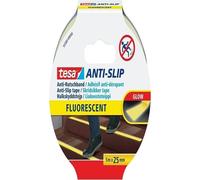 tesa UK Anti-Slip Tape Glow 5m x 25m Fluorescent