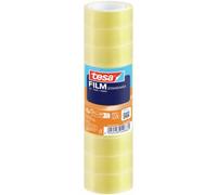 tesa UK film 10X Standard 10M x 15MM, transparent | Ten versatile transparent film rolls for home, school and office use - strong adhesive performance and resistant to ageing