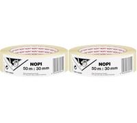 tesa UK NOPI Painter's Masking Tape 50 m 30 mm (Pack of 2)