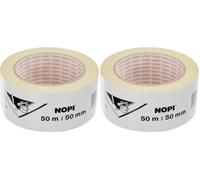 tesa UK NOPI Painter's Masking Tape - Light Beige - 1 Roll - 50 m x 50 mm (Pack of 2)