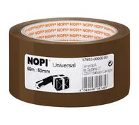 Nopi Packaging Tape Brown 50 mm (W) x 66 m (L) Polypropylene Universal